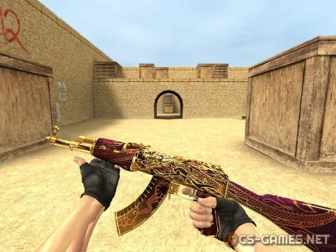 Модель AK-47 «Emperor Dragon» для CSS v34