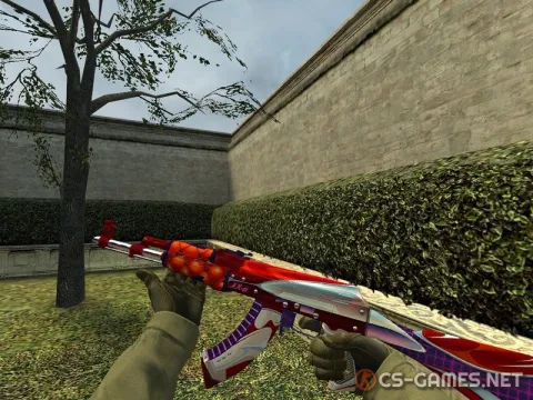 Модель AK-47 «Space Invaders» для CSS v34