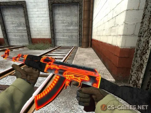 Модель AK-47 «RedHot» для CSS v34