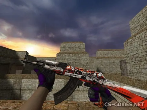 Модель AK-47 «The Face Of The Fight» для CSS v34