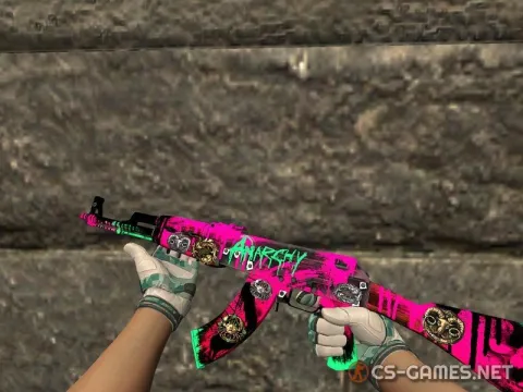Модель AK-47 «Neon Revolution» для CSS v34