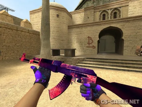 Модель AK-47 «Neon Impulse v1.0» для CSS v34