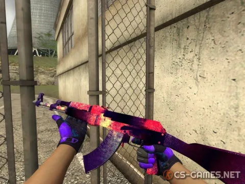Модель AK-47 «Neon Impulse v2.0» для CSS v34