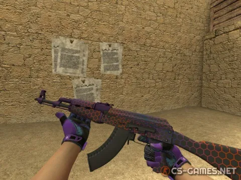 Модель AK-47 «Electric Hive» для CSS v34