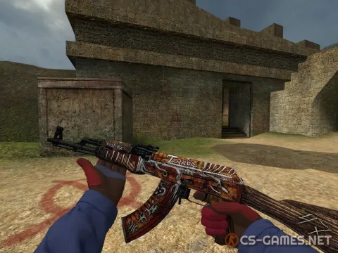 Модель AK-47 «ScareCrow » для CSS v34