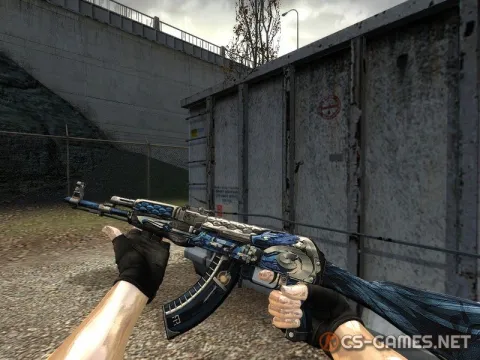 Модель AK-47 «Blue horus» для CSS v34