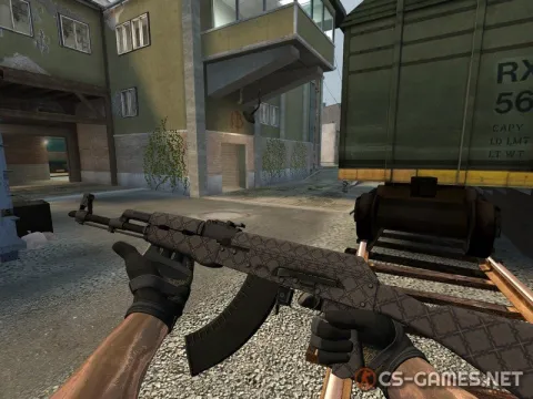 Модель AK-47 «Фиолетовое барокко» для CSS v34