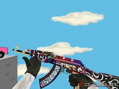 Модель AK-47 «Frontside Misty Fade» для CSS v34