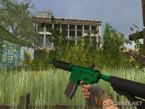 Модель M4A4 «Emerald» для CSS v34