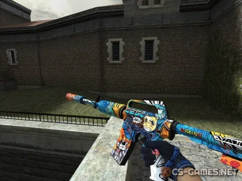 Модель M4A4 «Player Two» для CSS v34
