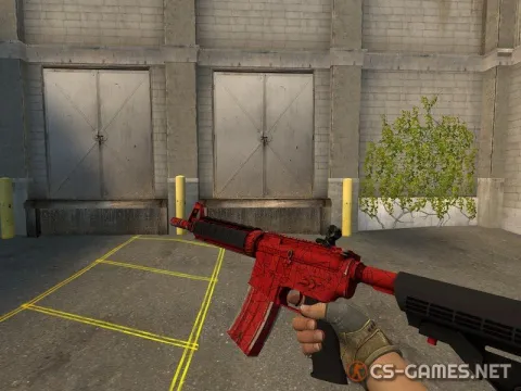 Модель M4A4 «Crimson Web» для CSS v34