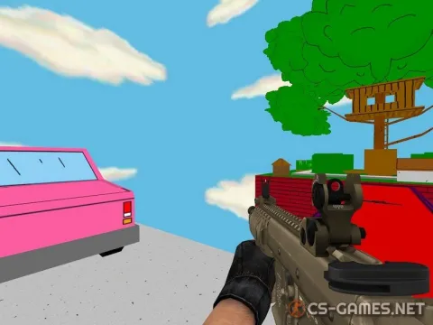Модель M4A1 «KAC PDW» для CSS v34