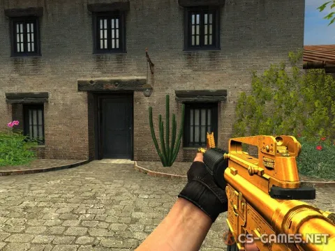 Модель M4A1 «Gold» для CSS v34