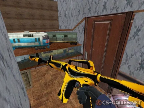 Модель M4A1-S «Yellow jacket» для CSS v34