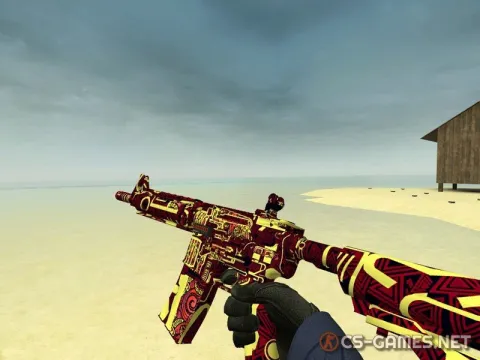 Модель М4А4 «Fire Chantico» для CSS v34