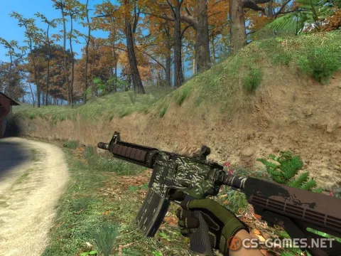 Модель M4A1 «Jungle Tiger» для CSS v34