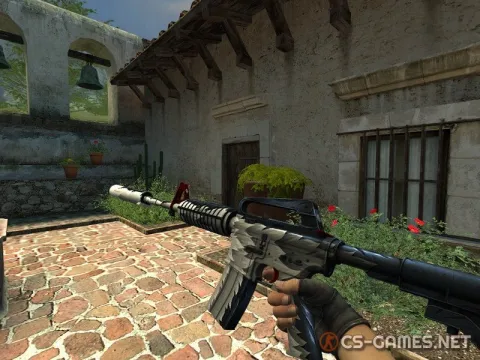 Модель M4A1-S «White Fang» для CSS v34