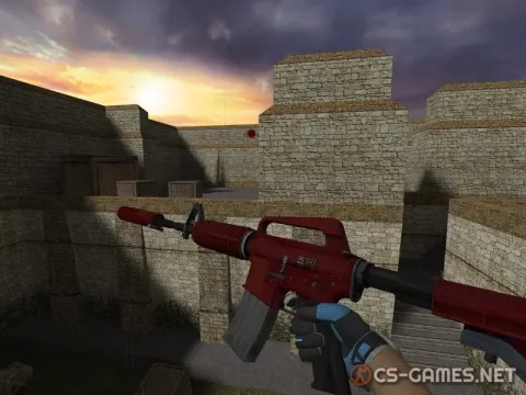 Модель M4A1-S «Хот род» для CSS v34