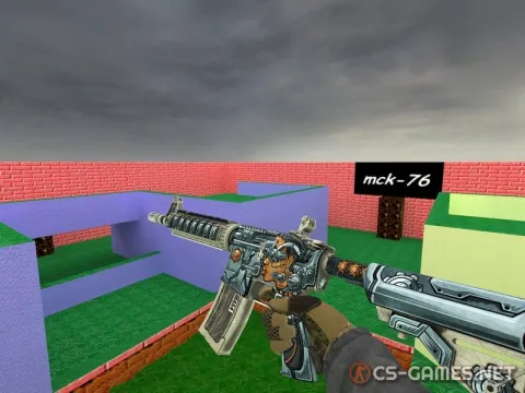 Модель М4А4 «Cybernetik» для CSS v34