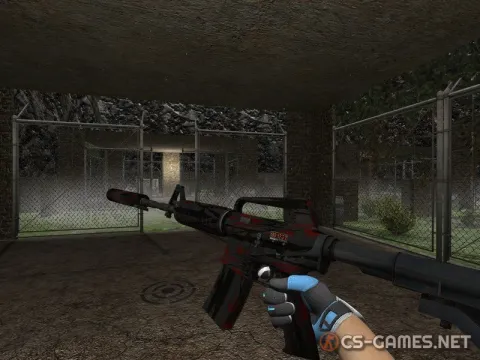 Модель M4A1-S «Кровавый Тигр» для CSS v34