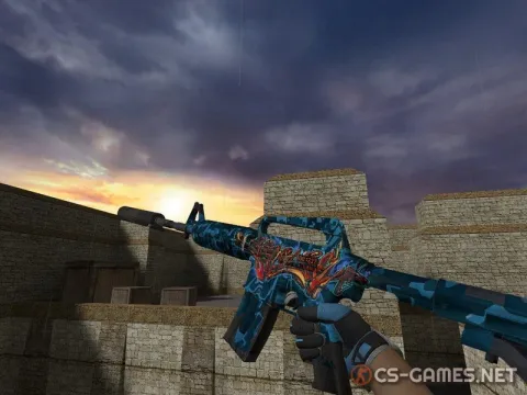 Модель M4A1-S «Шедевр» для CSS v34