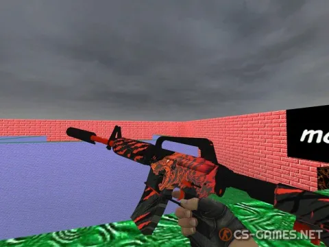 Модель M4A1-S «Howl v2» для CSS v34