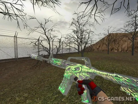 Модель M4A1-S «Toxicator» для CSS v34