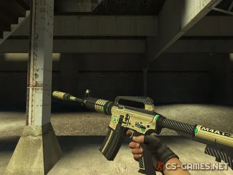 Модель M4A1-S «Cyber» для CSS v34