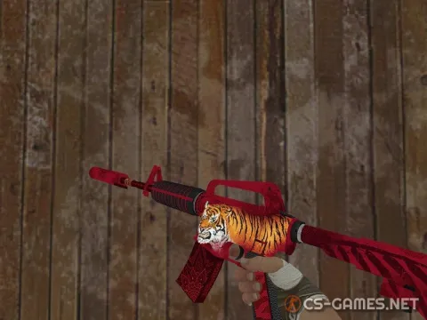 Модель M4A1-S «Bengal Tiger» для CSS v34