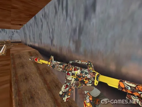 Модель M4A1-S «PawPaw» для CSS v34