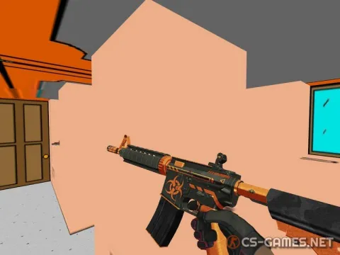 Модель М4А4 «Punishment Device» для CSS v34