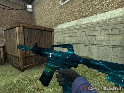 Модель M4A1-S «Neron» для CSS v34
