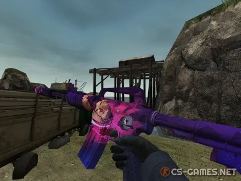 Модель M4A1-S «Shaggy Attack» для CSS v34