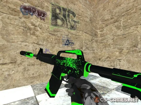 Модель M4A1-S «Razer» для CSS v34