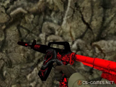 Модель M4A1-S «Black Death» для CSS v34