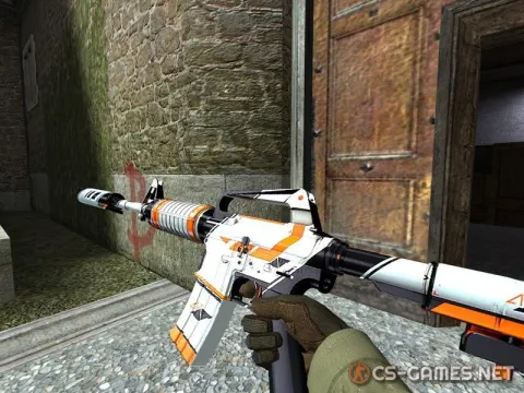 Модель M4A1-S «Asiimov» для CSS v34