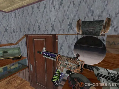 Модель М4А4 «Rage Of Gods» для CSS v34