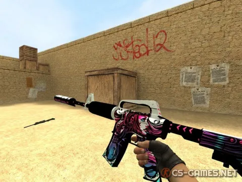 Модель M4A1-S «Neo-Noir» для CSS v34