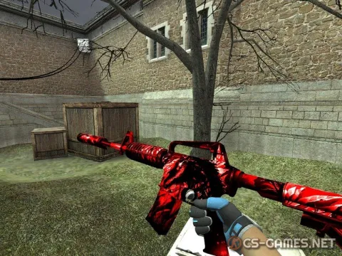 Модель M4A1-S «Red Nightmare» для CSS v34