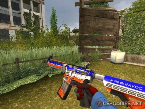 Модель М4А4 «Havoc» для CSS v34