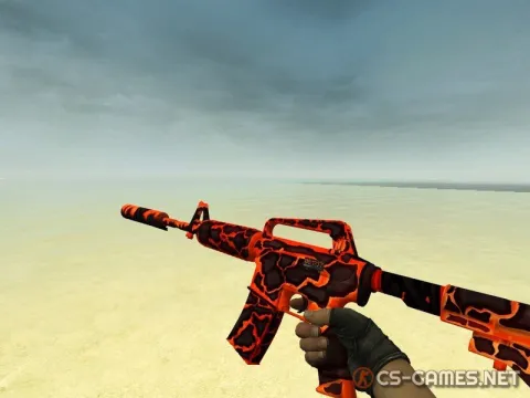 Модель M4A1-S «Magma Strike» для CSS v34
