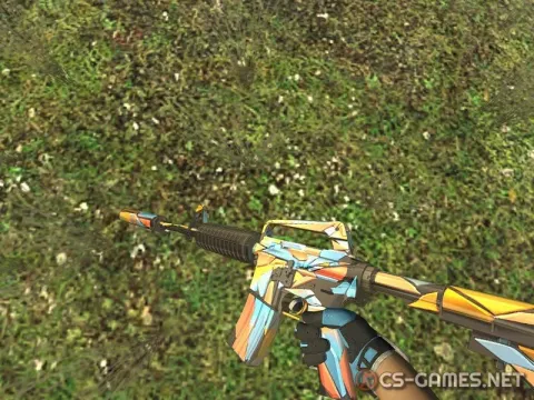 Модель M4A1-S «Leaded Glass» для CSS v34