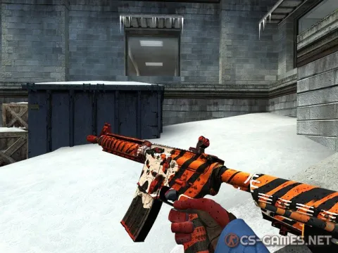 Модель М4А4 «SA Warrior» для CSS v34