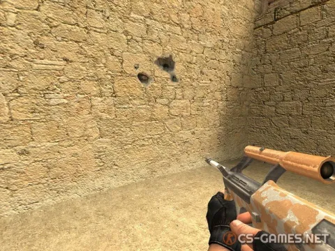 Модель AUG «Paw-Camo» для CSS v34