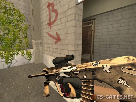 Модель AUG «Desert Revolt» для CSS v34