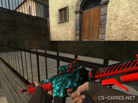 Модель SG 553 «Crimson Diamond» для CSS v34