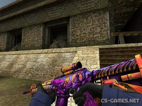 Модель SG 553 «Volcano Warrior» для CSS v34