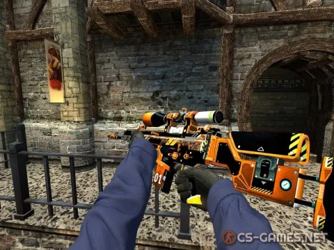 Модель SCAR-20 «Riding Hood оранжевый» для CSS v34