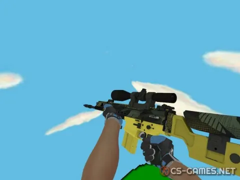 Модель SCAR-20 «Jungle Slipstream» для CSS v34