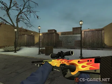 Модель AWP «Chopper Red» для CSS v34